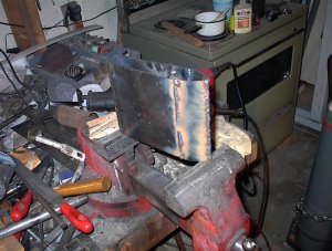welds on extension fairing